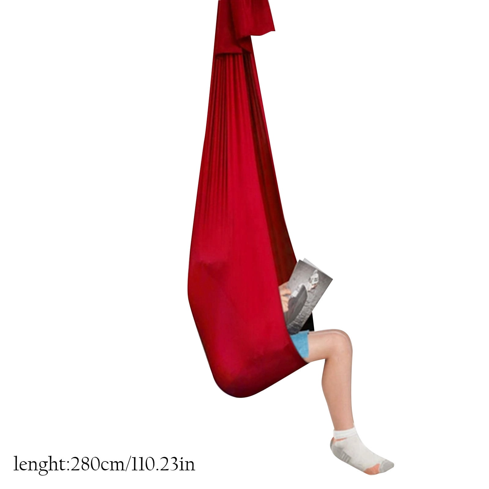 Children's Elastic Sensory Training Swing for Indoor and Outdoor Use - Aerial Yoga Game Bed for Home and Park Activities