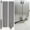Gap Duster Grey 2PCs, variant on Flat Gap Dust Cleaner with Extendable Pole, PETGLE Retractable Under Appliance Duster with 2 Washable Microfiber Pads, Slim Flexible Gap Mop for Cleaning Under Bed Sofa Cabinet Refrigerator Gray
