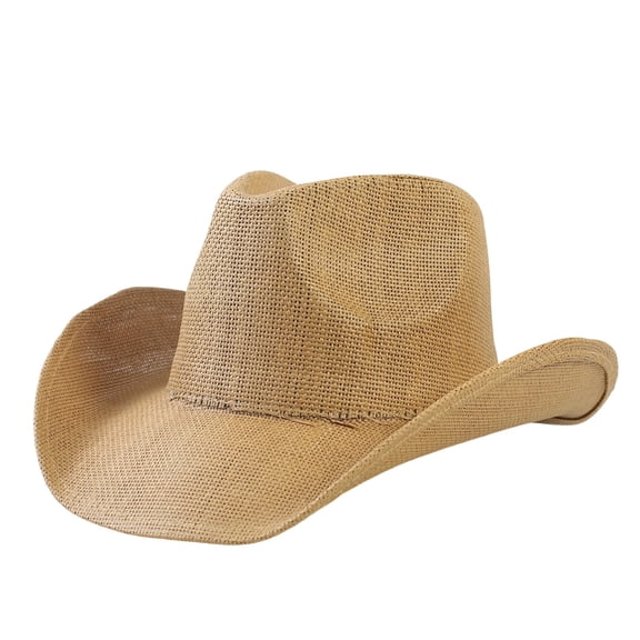 SUYIDA Classic Western Style Sun Hat With Sturdy Brim For Unisex Outdoor Cowboy And Everyday Use