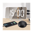 thumbnail image 2 of Led Vibration Alarm Clock Multifunctional Dual USB Charging Mute Bedside Luminous for Deaf and Hard of Hearing Snooze, 2 of 5