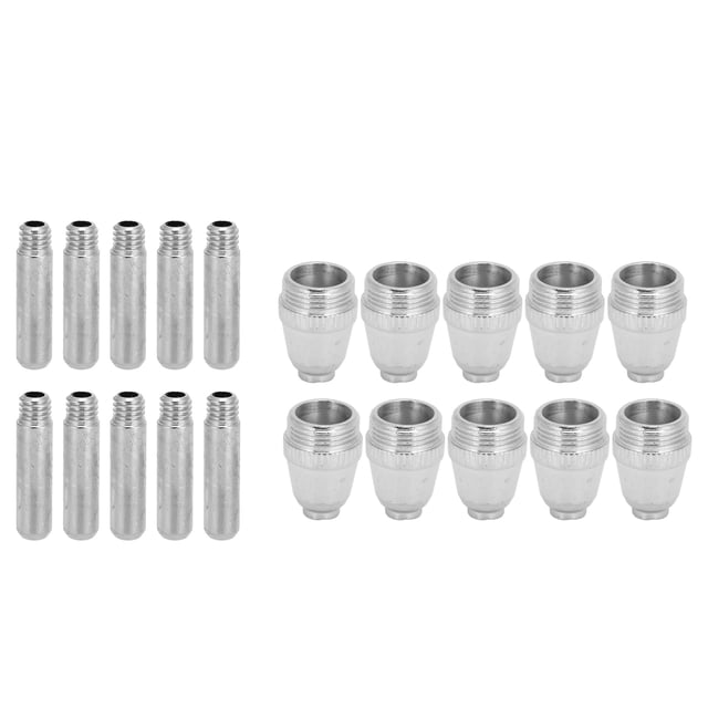 Plasma Cutting Torch Consumables, Durable Easy To Install Replacement 20Pcs Electrode Tip Nozzle Kit Copper for AG-60 SG55