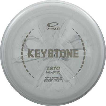 Latitude 64 Zero Line Hard Keystone Putt & Approach Golf Disc [Colors May Vary] - 173-176g