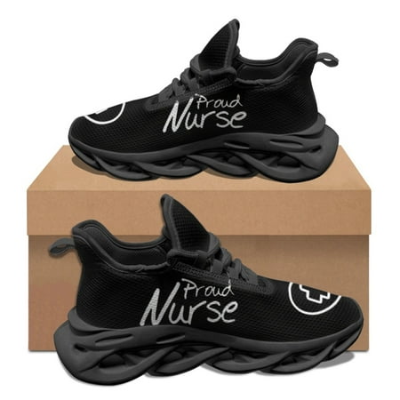 

EMT EMS Paramedics Stethoscope Pattern Wear-Resistant Lightweight Mesh Shoes Brand Design Breathable Sneaker DIY Tenis Masculino