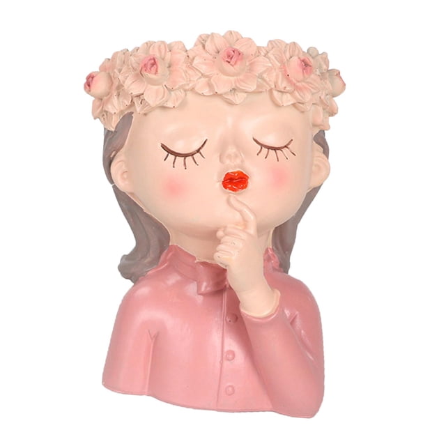 Macetas suculentas de cabeza Sunnimix macetas de cactus decoración rosa