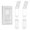 4 pack(Clear), variant on (4 Pack) Light Switch Guard Cover,Light Switch Plate,ChildProof Wall Switch Guard Keeps Lights or Switches from Being Accidentally Turned ON or Off, Rocker Style