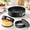 10 Inch, variant on 4 Pack Mini Springform Pan Set For Cheesecake Pizza