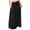 Black, variant on Maxi Boho Skirts for Women Summer High Waisted Casual Straight Lightweight Long Flowy Skirt with Pockets
