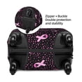 thumbnail image 4 of Lsque Breast Cancer Awareness3 Printed Luggage Cover, Travel Luggage Protector,Scratch and Dirt Resistant, Fits 18-32 Inch Luggage - Small, 4 of 9