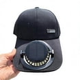 thumbnail image 2 of Fufafayo 2Pcs Solar-Powered Fan Hat, Summer Cooling Hat With Built-In Fan, Adult Baseball Cap For Sun Protection, Solar Charging Cap For Outdoor Activities Beach Hiking Camping, 2 of 8