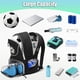 thumbnail image 3 of Mochila de fútbol YOREPEK de gran capacidad para niños con puerto USB, 3 of 9