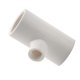 thumbnail image 1 of Accesorios en T de PVC para de pollo, tubería de PVC para alimentador de pollo, accesorios para gallinero sin residuos, tubería en T duradera, 1 of 7