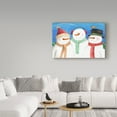 thumbnail image 3 of Trademark Fine Art 'Three Snowmen Sing' Canvas Art by Melinda Hipsher, 3 of 3