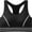 Black, variant on Women's Sports Bra,Racerback Medium Impact Seamless Sports Bra for Women
