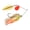 Coleslaw/Orange + Gold, variant on Berkley Power® Blade Compact, Spinnerbaits, White/Silver + Gold (1-count)