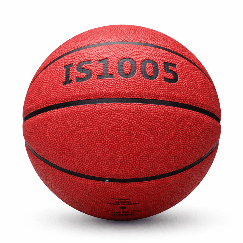 Invicto Men's IS1005 Basketball, Official Size, Premium Composite Leather, Reddish Hue