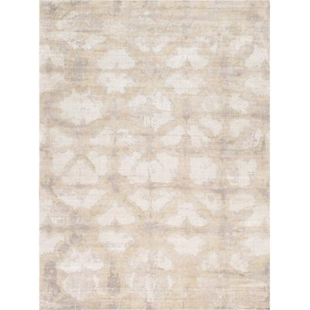 Pasargad Home pEL-14 8x10 8 x 10 ft. Shibori Collection Hand-Loomed Silk & Wool Area Rug