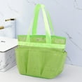 thumbnail image 1 of Panier de Douche en Maille Portable pour Dortoir Universitaire avec de Nombreuses Poches Améliorées Grand Sac Fourre-Tout de Douche avec 2 Poignées pour Articles de Toilette Salle de Bain Camping g, 1 of 1