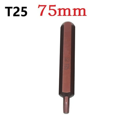 

Goodhd 1Pc Torx Star Screwdriver bits 30mm & 75mm Hex Shank T20/T25/T30/T40/T45/T50/T55