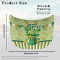 thumbnail image 6 of Uorisanigo Green Hat Gold Coin Irish Flag Color Print Car Hood Cover Waterproof Elastic Car Hood Flag Cover Comfortable Fashion Suitable Most Automotive Pickup Sedans Trucks SUVs, 6 of 7