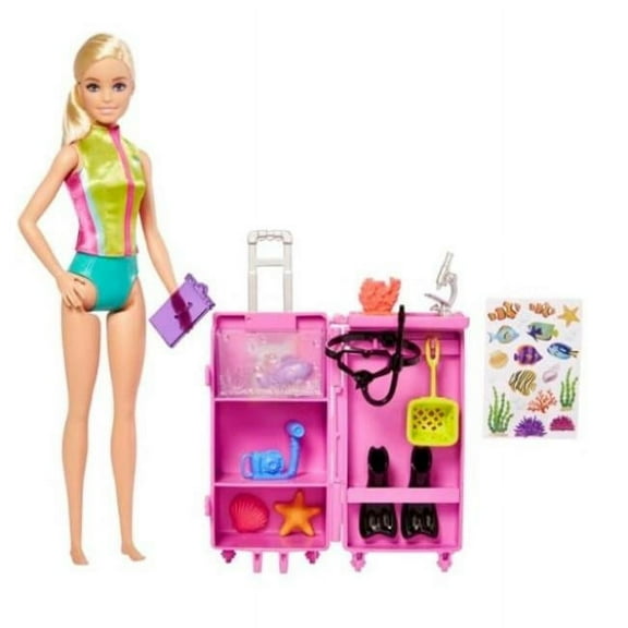 Barbie Marine Biologist Playset, Pack of 4