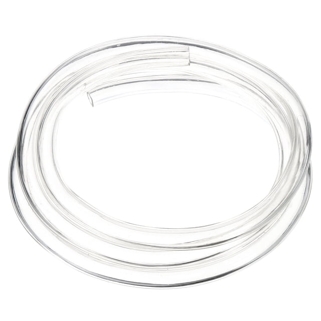 Tubería, 10mm ID x 16mm OD - 6 pies de largo, tubo de agua de vinilo transparente, plástico ligero y flexible