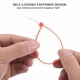 thumbnail image 4 of Uxcell 100PCS Bridas de Cable de 14 Pulgadas, Bridas de Nylon Autocierre con una Resistencia a la Tracción de 30 lbs para Uso Interior y Exterior, Rojo, 4 of 6