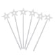 thumbnail image 1 of Varitas de princesa de 6 piezas, pentagrama galvanizado de plástico, varita de hada de ángel plateado para fiesta de cumpleaños, boda, Cosplay, 1 of 5