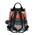thumbnail image 2 of FORMRS Women's Travel Backpack Purse Anti-Theft Hidden Pockets Casual Shoulder Bag, Mountains at Dawn, 2 of 7