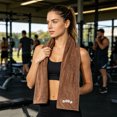 thumbnail image 4 of Eolstice Microfiber Gym Sweat Towel, 12x40 Inch Quick Dry Soft Absorbent Sports Workout Towel, 6 Colors for Fitness, Yoga, Running, Gym, Travel, Outdoor, 4 of 5
