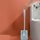 thumbnail image 4 of Escobilla de Baño de Mango Largo, Juego de Limpieza de Pared para Baño, Cerdas Suaves Base, Limpieza Integral, Plástico Resistente, Diseño Compacto, Fácil Instalación, Elimina Manchas de Inodoro, Her, 4 of 6