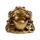 thumbnail image 1 of Figura de sapo de resina que atrae la fortuna y la buena suerte, estatua de riqueza y dinero Feng Shui Bronce, 1 of 9