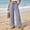 Navy, variant on Gamviast Womens Striped Wide Leg Pants Elastic Waist Drawstring Side Slit Casual Palazzo Trousers with Pockets Lightweight Beach Pants for Vacation Lounge Summer Wear Navy L