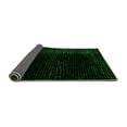 thumbnail image 2 of Ahgly Company Indoor Round Abstract Green Modern Area Rugs, 4' Round, 2 of 4