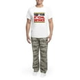 thumbnail image 5 of CafePress - Coronavirus Keep Your Socia Men's Light Pajamas - Men's Light Loose Fit Cotton Pajama Set, 5 of 7