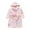 Pink, variant on Utoimkio Toddler Baby Boys Girls Hooded Bathrobe Soft Flannel Bath Robe Fall Winter Floral Print Warm Pajamas Dressing Night Gown Sleepwear