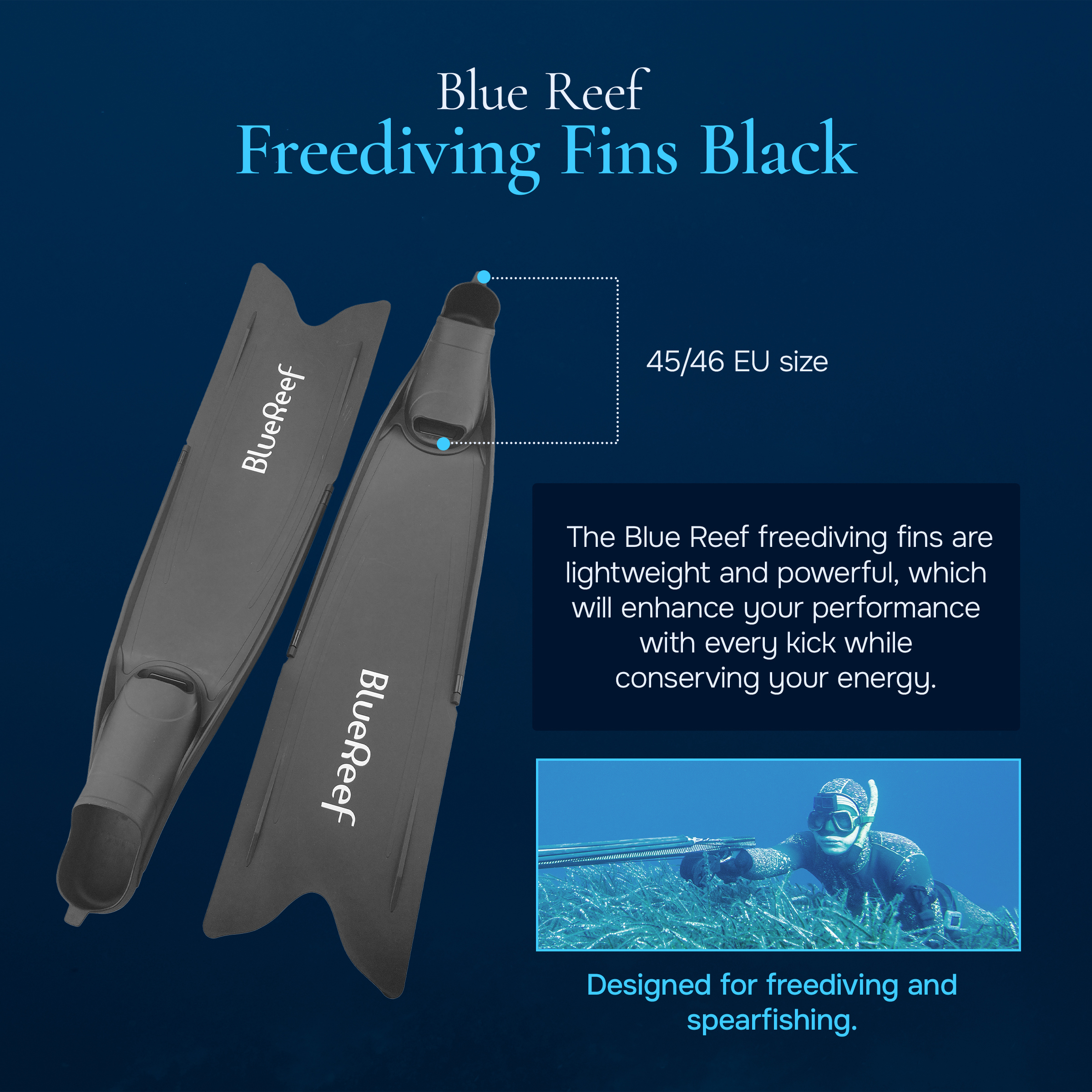 Blue Reef Freediving Fins
