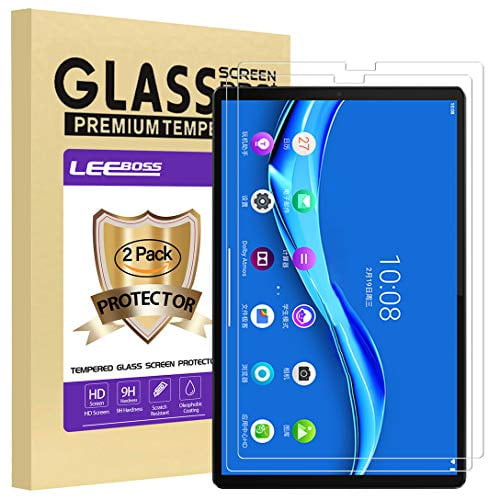 9H Hardness Tempered Glass Film LEEBOSS Screen Protector for Lenovo Tab M10 FHD Plus 10.3 TB-X606F/TB-X606X 2 Pack