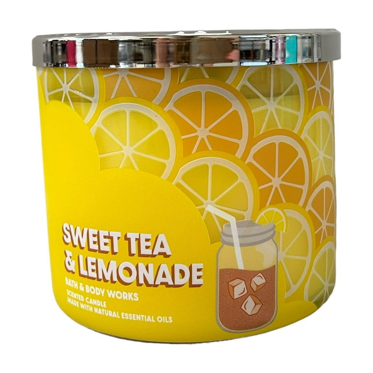 Bath & Body Works Sweet Tea & Lemonade Scented 3-Wick Candle 14.5