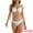 White, variant on DARING DIVA Women's Push Up Underwire Ruched Swimsuit 2 Pieces L Light Blue
