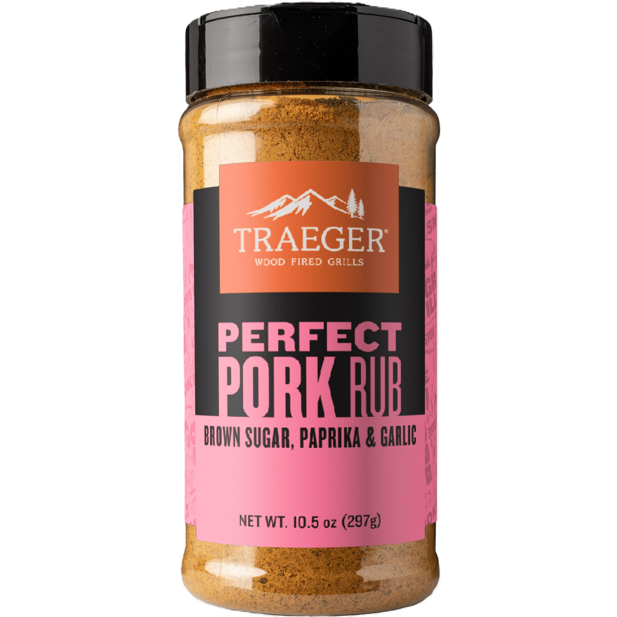 Traeger Pellet Grills Perfect Pork Rub, Mixed Spices & Seasonings, 10.5 oz