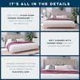 thumbnail image 6 of Novogratz Her Majesty Tufted Upholstered Bed Frame, King, Ivory Velvet, 6 of 20