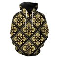 thumbnail image 1 of Sudadera con capucha y cremallera para hombre con estampado geométrico abstracto, estilo hip hop, moderna, de gran tamaño, con estampado 3D para adolescentes., 1 of 6