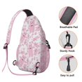thumbnail image 2 of Polar Bear Sling Backpack, Cute Winter Forest Bear Print Crossbody Bag, Artistic Wild Hunting Pattern for Students and Daily Commuting, 2 of 3