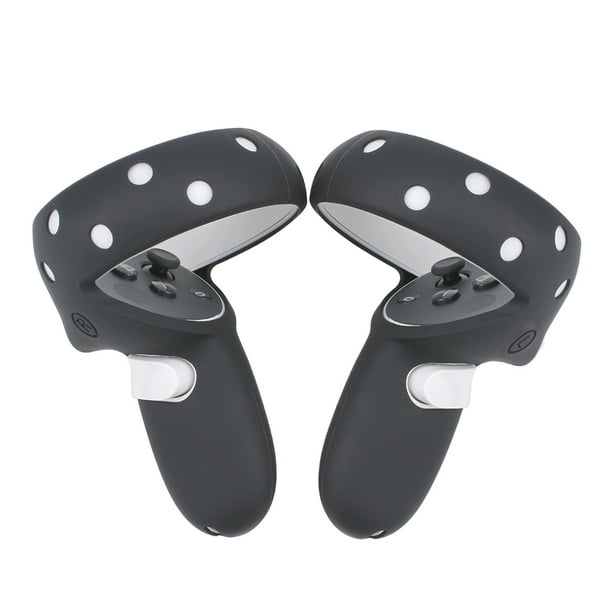 VR Glass Cover Silicona Reemplazable VR Handle Cover Reemplazo completo del protector para Oculus Quest 2, Negro Inevent EL000664-02