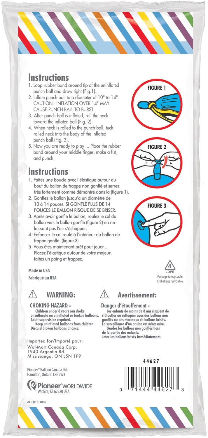 PARTY-EH! 14" Latex Punch Ball Balloons