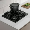 thumbnail image 6 of Empava 24 in. Gas Stove Cooktop 4 Italy Sabaf Sealed Burners NG/LPG Convertible Tempered Glass in Black EMPV-24GC28, 6 of 11