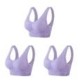 thumbnail image 2 of Minnieouse Sujetador deportivo sexy y de apoyo para mujeres que van al gimnasio, sujetadores inalámbricos, sujetador cómodo para mujeres, Type1 NO1, 2 of 5