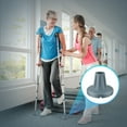 thumbnail image 5 of SupreGear 2-Pack Rubber Cane Tips 7/8 in, Wide Base Heavy Duty All-Terrain Walking Stick Feet, Grey, 5 of 7