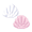 F, variant on PEIBang 2 Pieces Inflatable Bath Pillow with Suction Cups,Shell Shape Bathtub Pillow Comfortable Soft Cushion,Neck Support for Bathtub