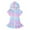 X1 Light Blue, variant on REDARER Girls Hooded Terry Swim Cover-Up | Beach Bathrobe | Zip-Up Design | for Post-Swim Warmth | Lightweight Material